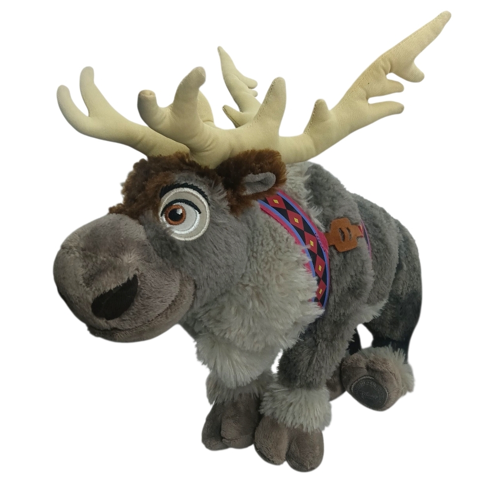 Disney Store Authentic Original Frozen Poseable 17” Sven Reindeer Plush